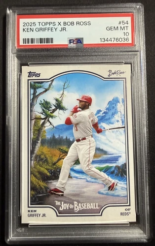 2025 Topps X Bob Ross the Joy of Baseball - Ken Griffey Jr #54 PSA 10