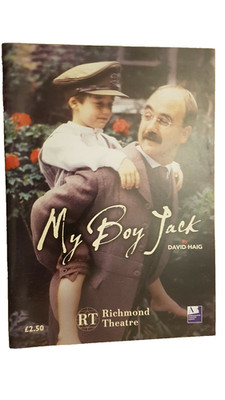 Theaterprogramm Mein Junge Jack David Haig Belinda Lang Chris Moran Fred Ridgeway