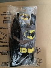 Batman DC Comics Licensed 'Suit Up' Mens Crew Sock with Cape