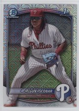 2025 Bowman Chrome Prospects Mega Box Mojo Refractor Aroon Escobar #BCP-65 10z9