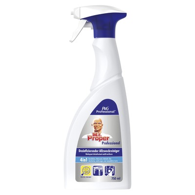 3x Mr. Proper Professional Desinfizierender Allzweckreiniger 4in1 750ml