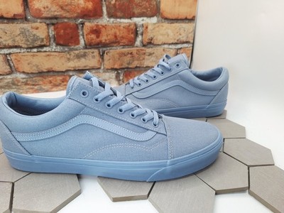 Vans Old Skool Pastel Mono Dusty Blue Monochromatic Light Unc Knu Men Sz 10