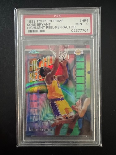 Kobe Bryant [Refractor] #HR4 1999 Topps Chrome Highlight Reels card