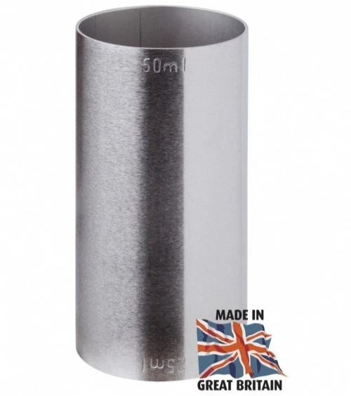 Thimble Spirit Measure Jigger Stainless Steel 25ml 50ml Double Ended CE Stamped