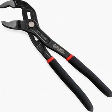 7" Tongue and Groove Pliers, V-Jaw Groove Joint Pliers with 18 Adjustable Pos...