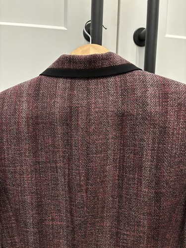 Le Suit Petite Blazer Women’s Size 8P Three-Button Lined Shoulder Pads - Picture 6 of 8