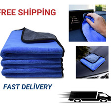 Microfiber Car Towels 3 Pieces 500 GSM Polishing Cleaning 12x12 Inches 30x30cm