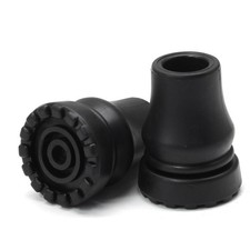 2 Pack Cane Tips 5/8 Inch Heavy Duty Rubber
