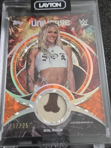 2026 TOPPS UNIVERSE WWE Sol Ruca UNIVERSE Orange RELIC /25