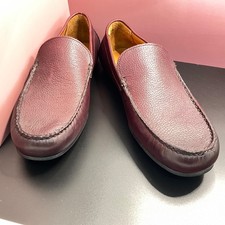 Allen Edmonds Santiago Leather Driving Loafers In Burgundy. US Men s 12 New