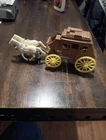 VINTAGE MARX JIM HARDIE TALES OF WELLS FARGO PLAYSET WELLS FARGO STAGECOACH