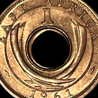 1961 East Africa Red Uncirculated 1 Cent Bronze RD Cent Coin KM# 35 Lot D2-311 — photo 5