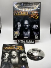 WWE WrestleMania X8 Black Label (Nintendo GameCube, 2004) Complete CIB 18
