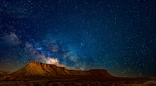 6K Printable Galaxy Wall Art Starry Night Landscape Digital Download
