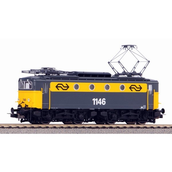 Piko 51379 E-Lok Rh 1100 Grau-Gelb Ns Ep. Iv + Sound Wechselstrom/Ac H0 + Neu-image