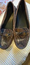Coach Women's Black and brown Leather Loafers Size 8B
