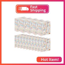 2940 Letter Stickers 30 Sheets Alphabet Stickers Number Small 1 Inch Vinyl Self-