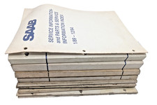 Saab 900 9000 Service Information Supplements Bulletins 1989 - 1996