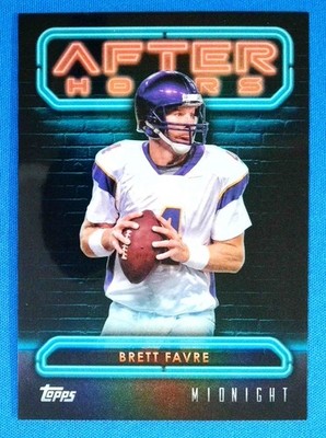 Brett Favre 2024 Topps Midnight After Hours Case Hit Vikings AH-9