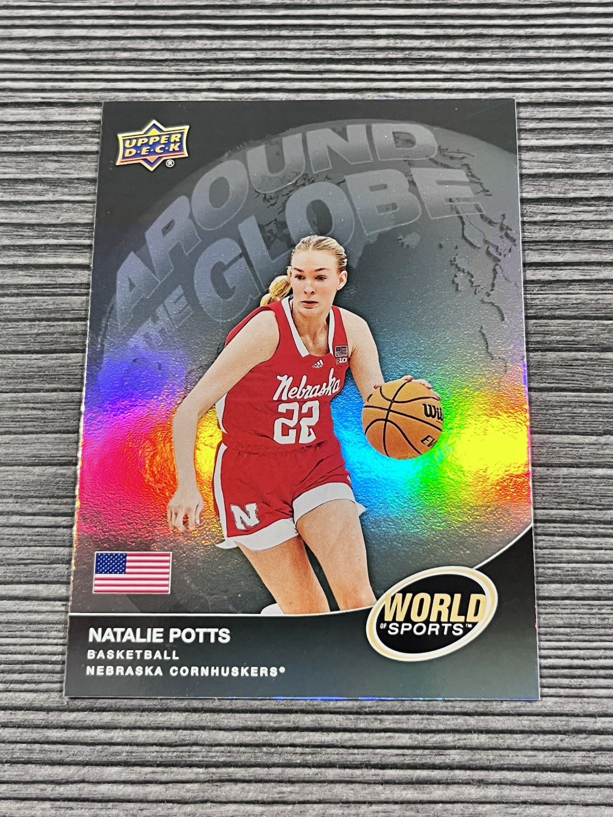 Natalie Potts 2025 Upper Deck World of Sports - Around the Globe #ATG-NP