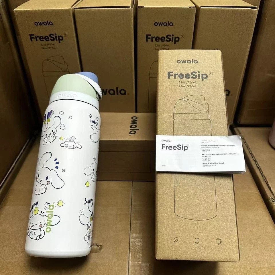 New Owala Cinnamoroll/Kuromi Stainless Steel thermos Water bottle  32oz US