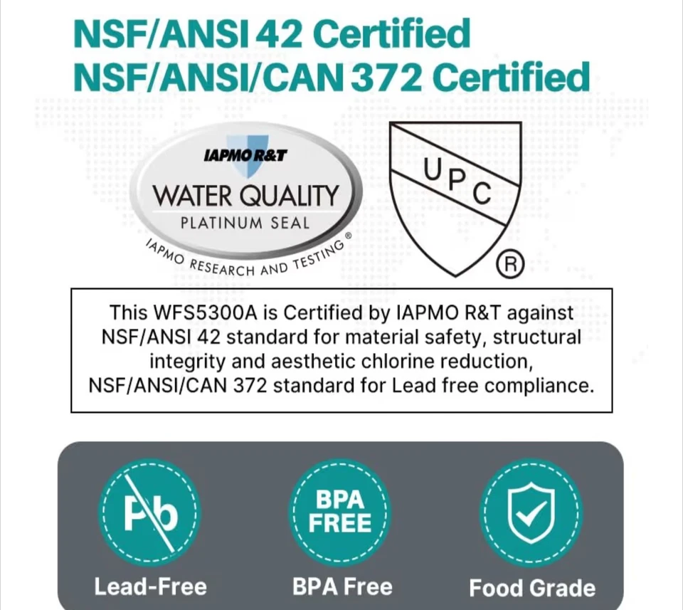 IcePure Filter WFC5300A Undersink Water Filter For WFS5300A Filtration System  - Image 2 of 4