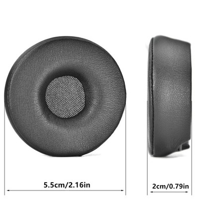 1Paar Ohrpolster für Jabra Engage 55/65/75 Stereo Version Kopfhörer Schwarz