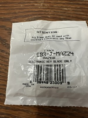 Ilco EB3-J-MAZ24 Mazda Electronic Key Blade, Each ST4
