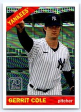 2021 Topps - Chrome 70 Years of Topps Baseball Gerrit Cole #70YTC-16 Yankees