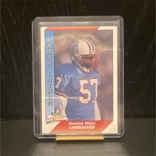 Pacific 1991 Lamar Lathon #177 Houston Oilers NFL Rookie Football Card. rookie card picture