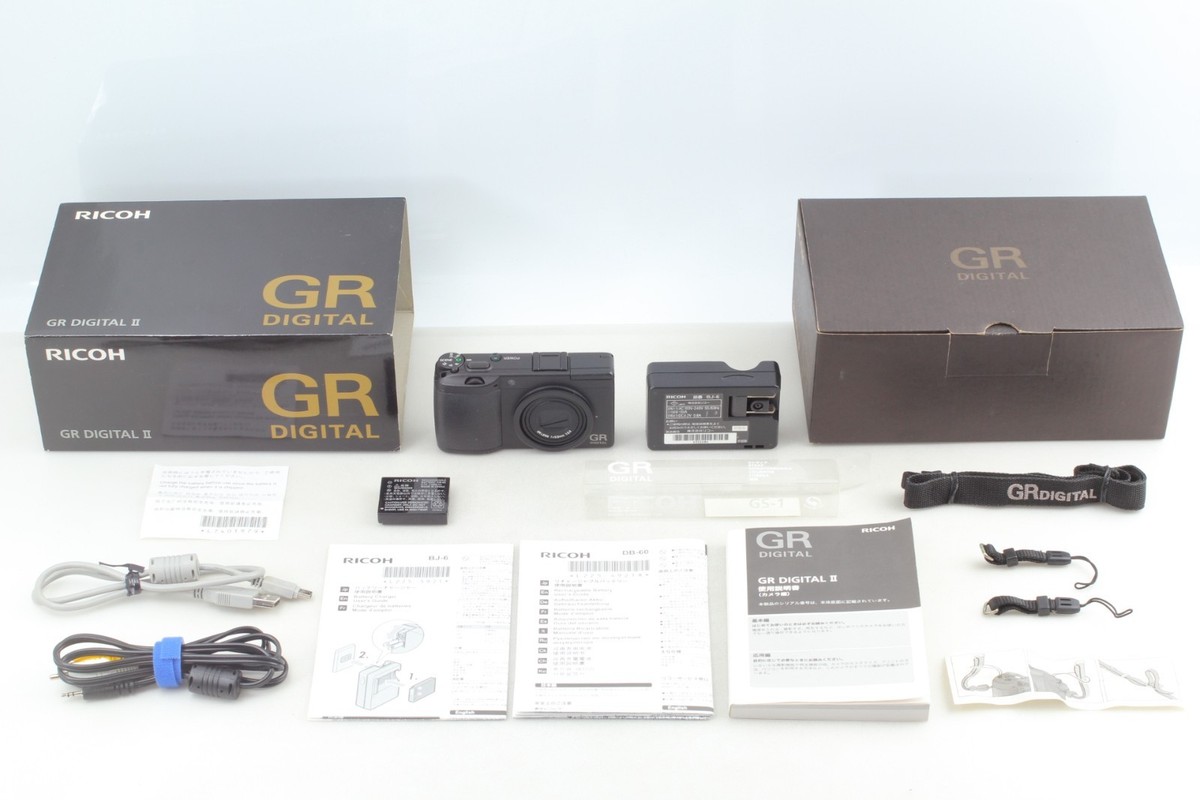 Mint in Box】 Ricoh GR Digital II 10.4MP Digital Camera Black from