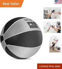 Pro Mini Hoop Compatible 5-Inch Foam Basketball – Debuting Fun in Black/Silver