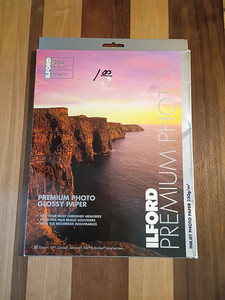 Ilford Premium Photo glossy paper 20x8.5x11" inkjet photo paper Epson, HP, Canon