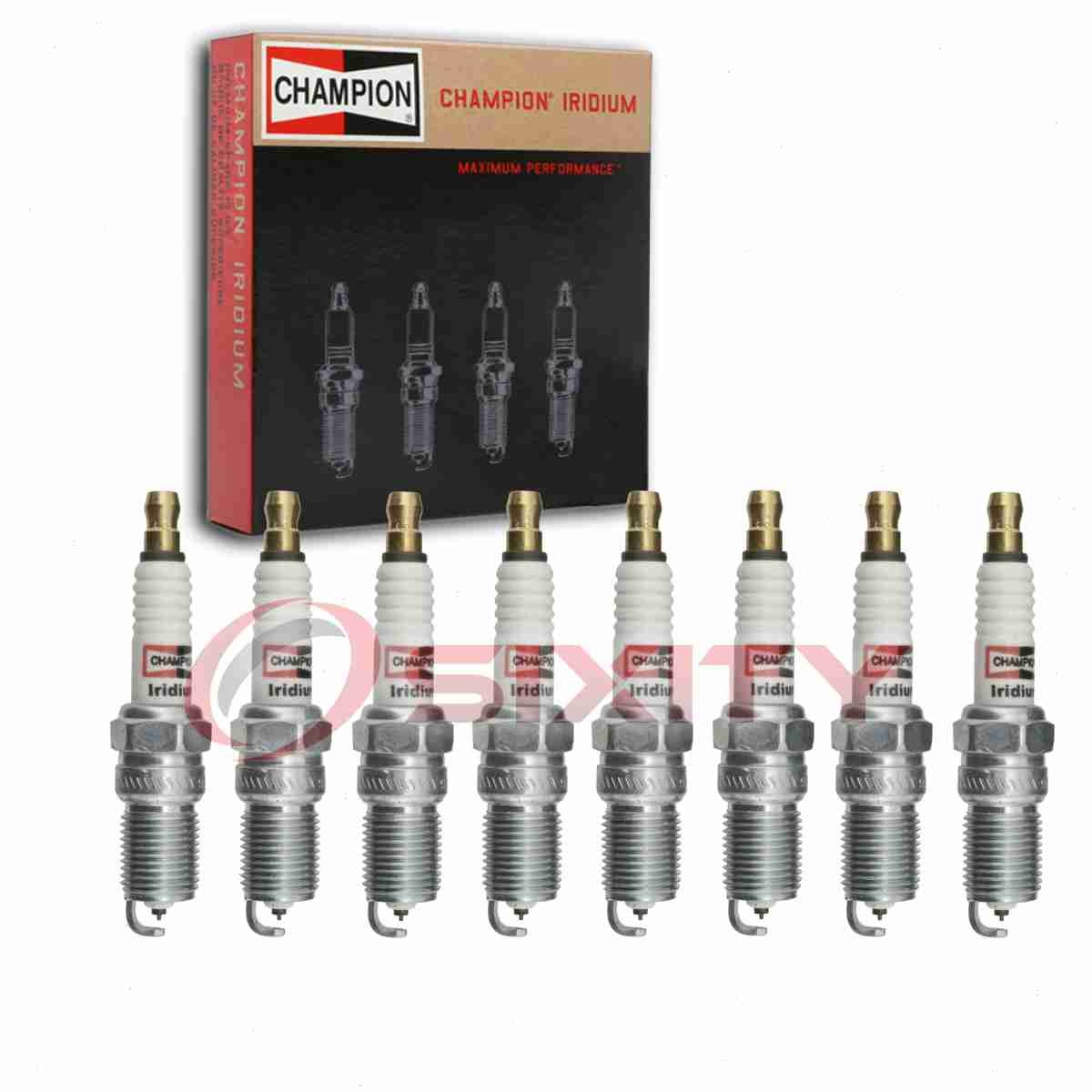 8 pc Champion Iridium Spark Plugs for 2003-2014 Ford E-250 4.6L 5.4L V8 fl