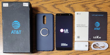 LG K40 / LM X420AS - Gray  AT T  4G LTE Android Smartphone - Boxed