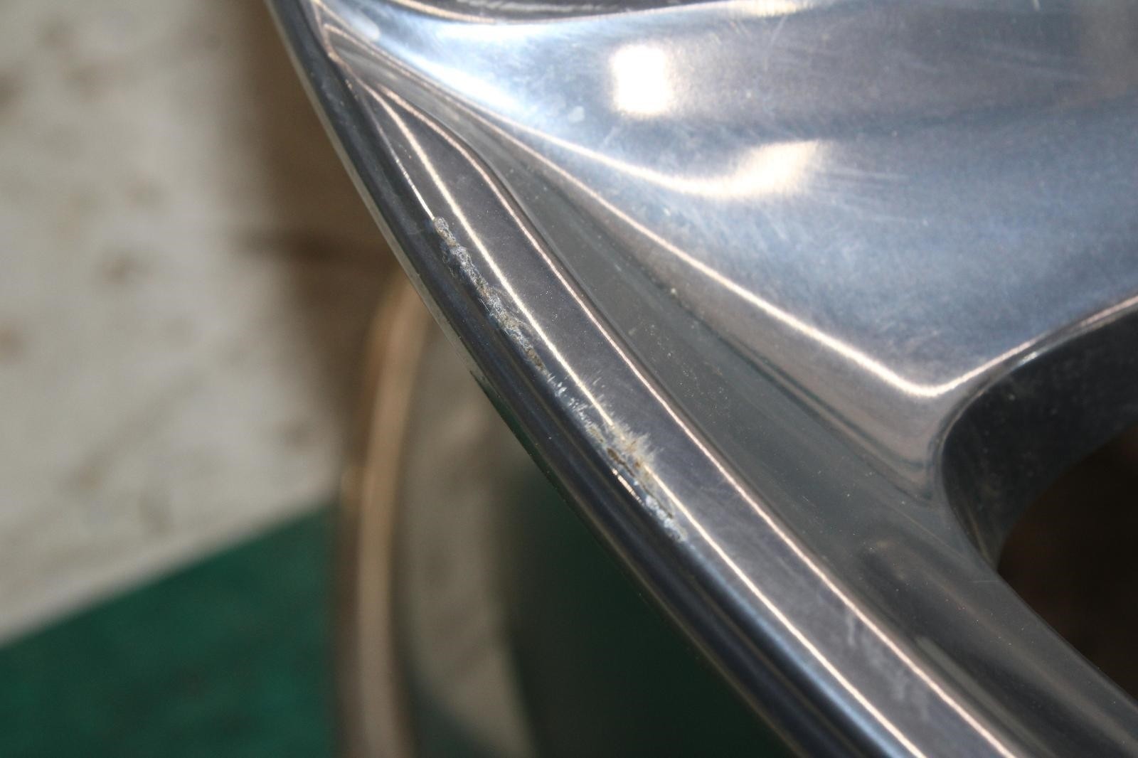 ⚠️WORN⚠️ 20-23 Continental Polished Alloy 22x9 Ten 10 Split Spokes Wheel WTY Rim