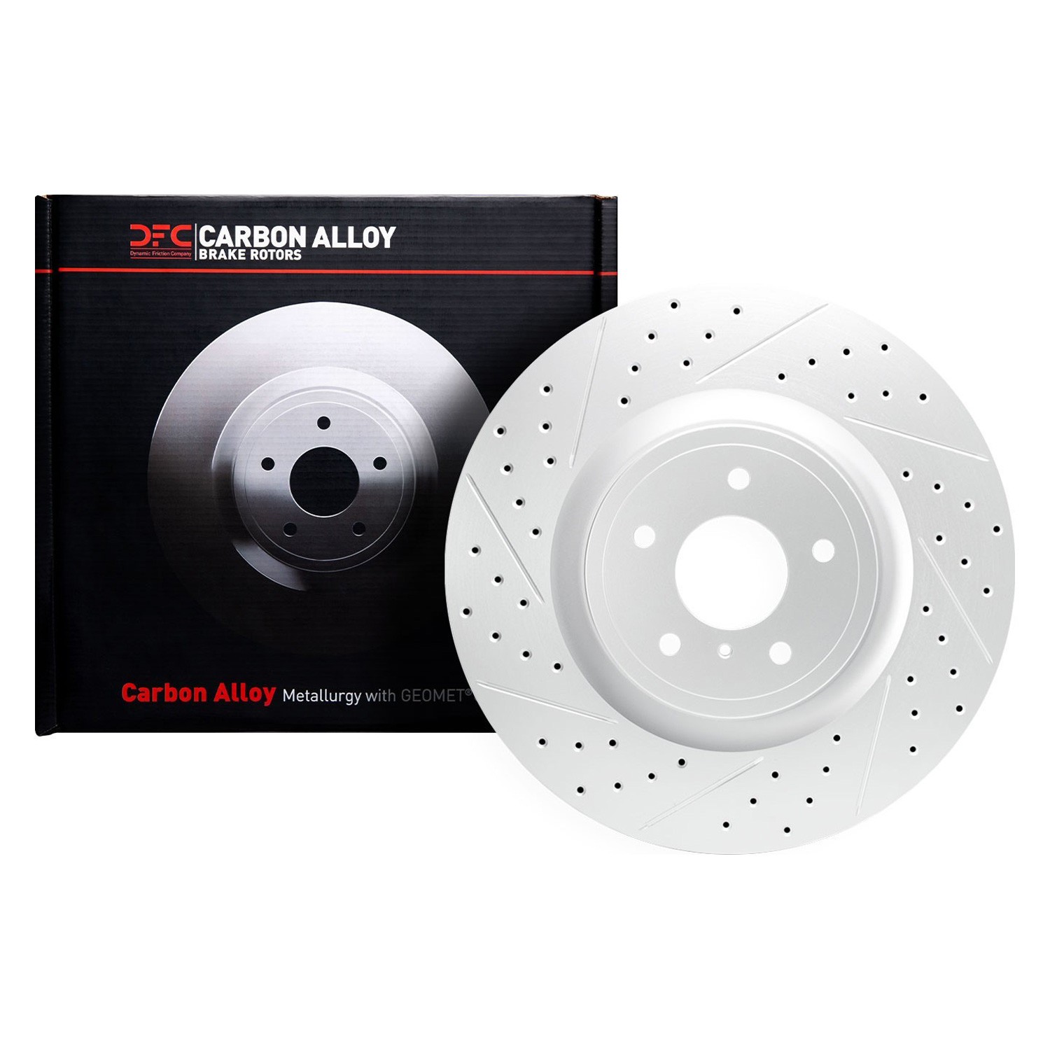 For Acura NSX 91-96 Brake Rotor DFC Premium Drilled & Slotted Rear Passenger
