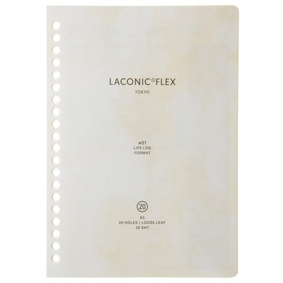 Laconic Loose-Leaf Life Log A5 Date-Free FLEX LFX-L01