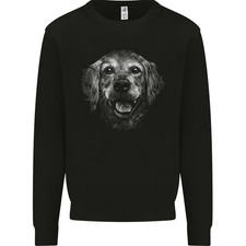 Un Sweat-Shirt Pour Homme Avec Un Visage De Golden Retriever