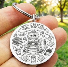 Cat Kitty Pet Animal Kitty Hot Funny Stainless Keychain Art Joke Family Sweet