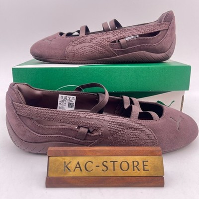 Puma Speedcat Ballet Python Chocolate Brown 407706 01 Women's Shoes oki08