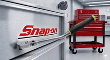 Snap-on Tools USA NEW 3/8" Drive YELLOW HI-VIZ OFFSET Handle Flex-Head Ratchet