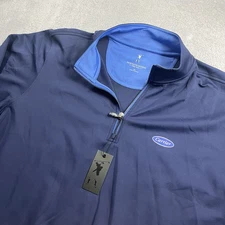 Fairway & Greene F&G Tech Mens Navy Quarter Zip Pullover XL Golf Professional