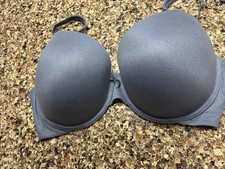 Victoria's Secret Body By Victoria Perfect Shape Blue Padded Bra Size 36 DDD Exc