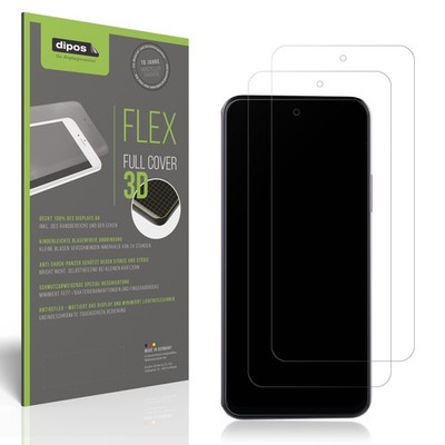 2x Full Cover Schutzfolie matt für Nuu Mobile N30 Panzerfolie Anti-Shock