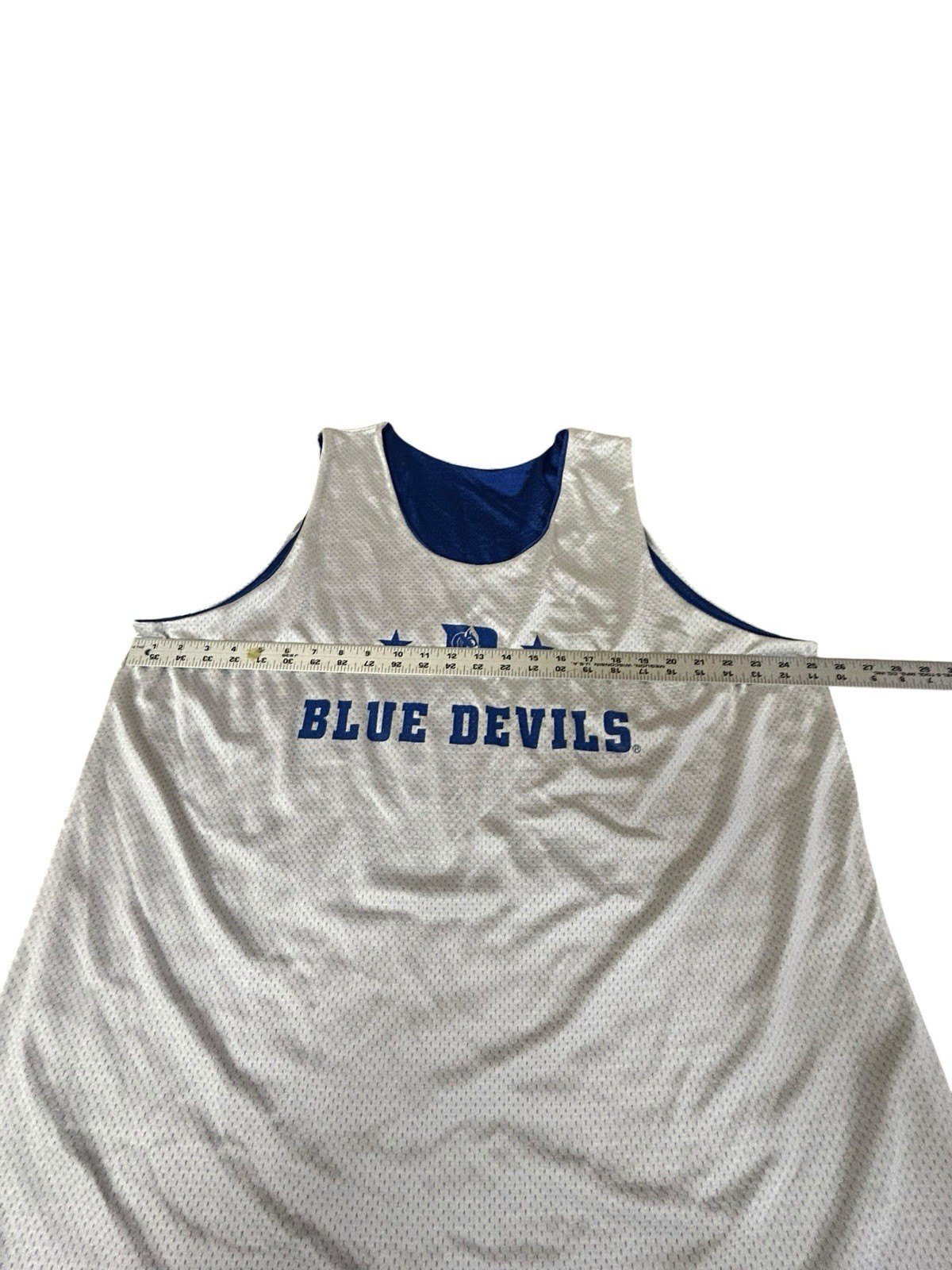 VTG Champs Sports NCAA Mens 2XL Duke Blue Devils Basketball Jersey Reversible