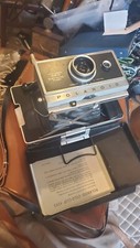Vintage Polaroid 360 Land Camera Electronic Flash And Other Equipment In Case