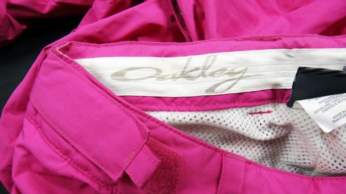 PINK OAKLEY ski snow board pant road fuel XS 30 ladies women 29 men roadfuel - Picture 10 of 12