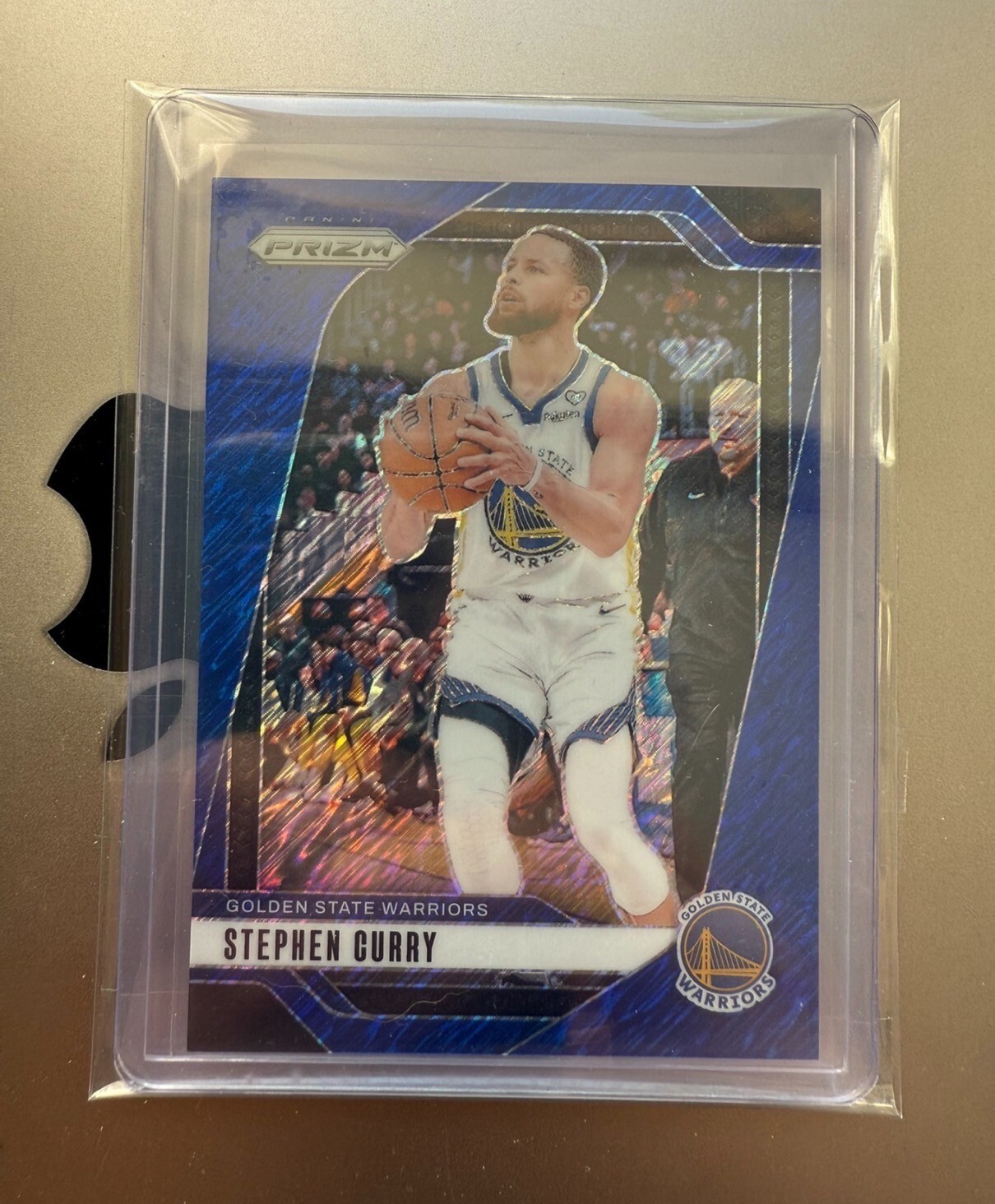 Stephen Curry 2024-25 Panini Prizm Blue Shimmer /35 #134