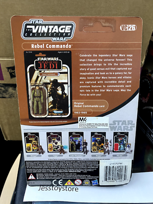 Star Wars VC26 Rebel Commando 2010 Vintage Collection UNPUNCHED | eBay